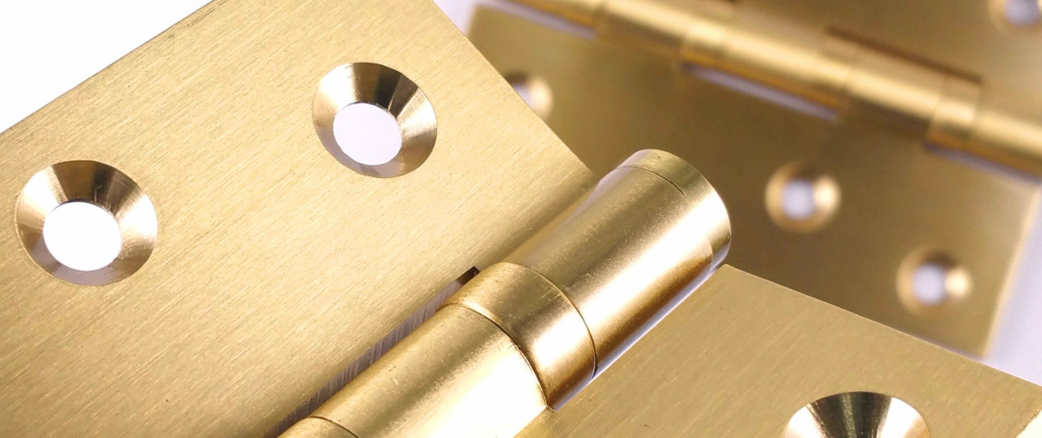 Brass Door Hinges Bearing 4x3: #Bearing #Brushed #Gold #SB #4x3 (3)