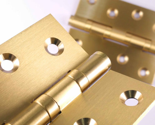 Brass Door Hinges Bearing 4x3: #Bearing #Brushed #Gold #SB #4x3 (3)