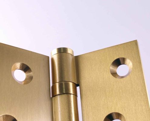 Brass Door Hinges Bearing 4x3: #Bearing #Brushed #Gold #SB #4x3 (4)