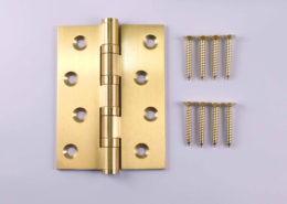 Brass Door Hinges Bearing 4x3: #Bearing #Brushed #Gold #SB #4x3 (6)