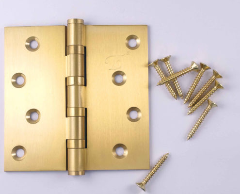 Brass Door Hinges Bearing 4x4: #Bearing #Brushed #Gold #SB #4x4