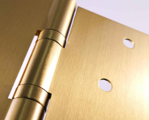 Brass Door Hinges Bearing 5x3: #Bearing #Brushed #Gold #SB #5x3 (4)