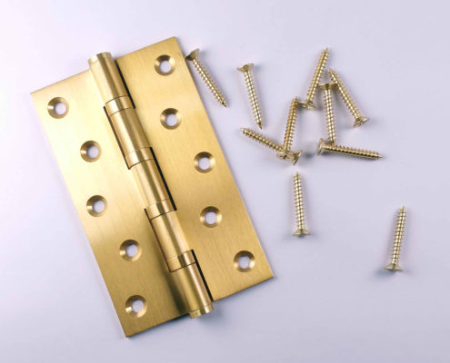 Brass Door Hinges Bearing 5x3: #Bearing #Brushed #Gold #SB #5x3