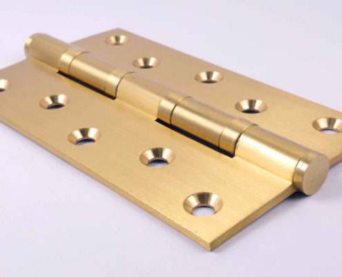 Brass Door Hinges Bearing 5x3: #Bearing #Brushed #Gold #SB #5x3 (5)