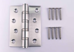 Stainless Steel Door Hinges Bearing 4x3: #Bearing #Brushed #Silver #SS #4X3