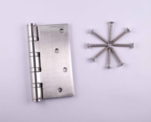 Stainless Steel Door Hinges Bearing 4x4: #Bearing #Brushed #Silver #SS #4X4 (1)