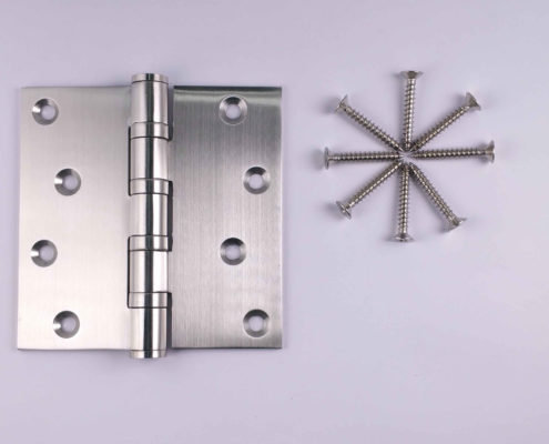 Stainless Steel Door Hinges Bearing 4x4: #Bearing #Brushed #Silver #SS #4X4