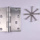 Stainless Steel Door Hinges Bearing 4x4: #Bearing #Brushed #Silver #SS #4X4